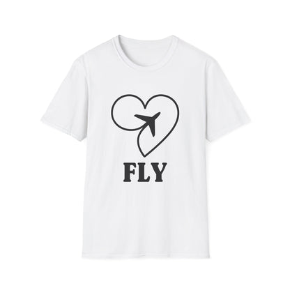 Heart & Plane Unisex Travel T-Shirt
