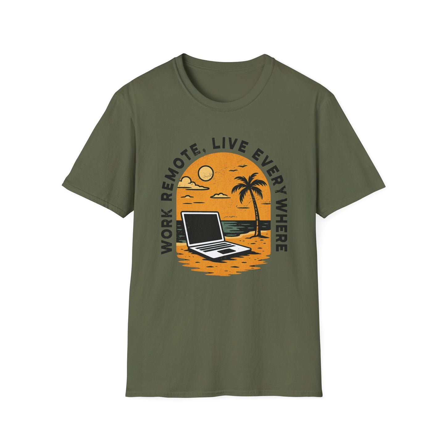 Work Remote T-Shirt Unisex Digital Nomads