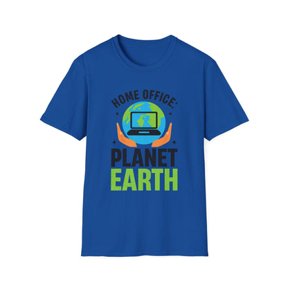 Home Office Planet Earth Unisex  T-Shirt