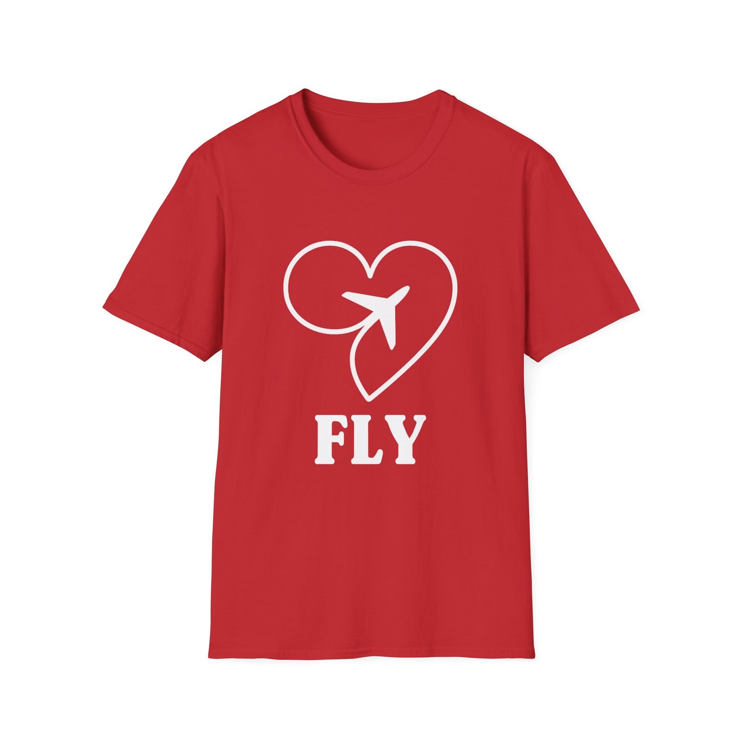 Heart & Plane Unisex Travel T-Shirt