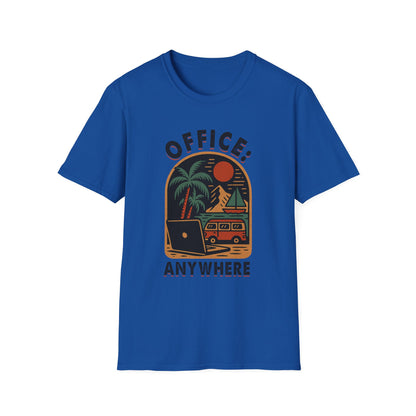 Travel-Themed Unisex T-Shirt | Office Anywhere Tee