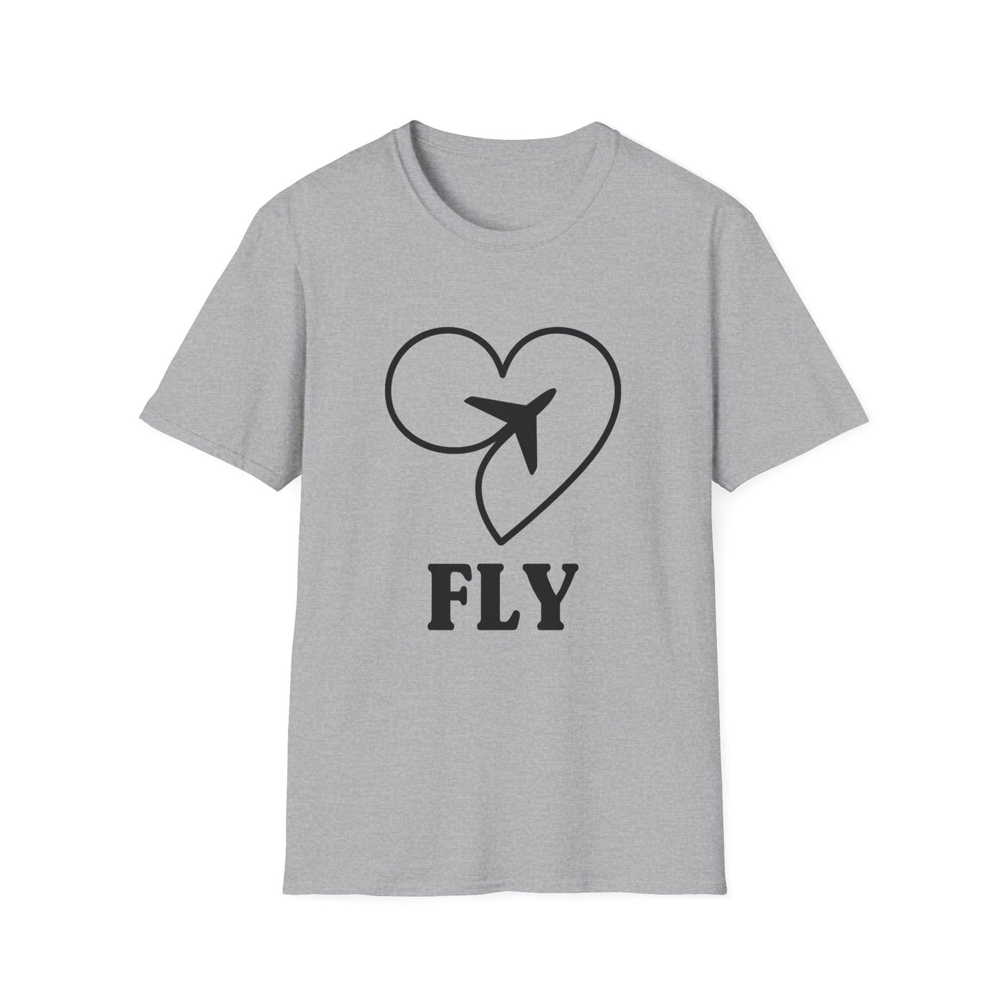 Heart & Plane Unisex Travel T-Shirt