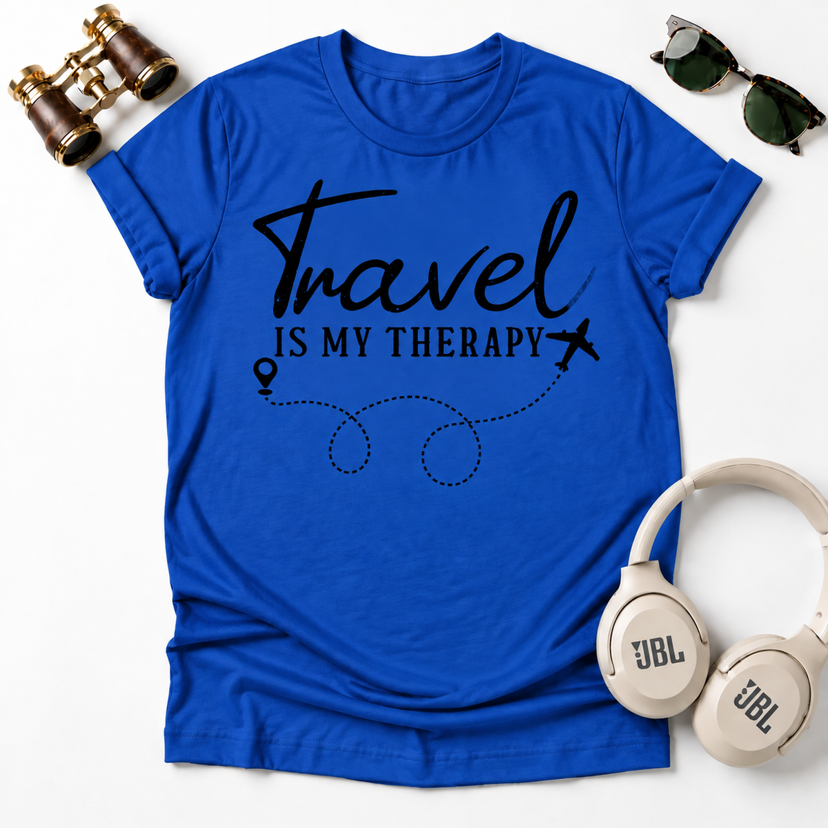 Travel Is My Therapy- Premium Unisex Tee