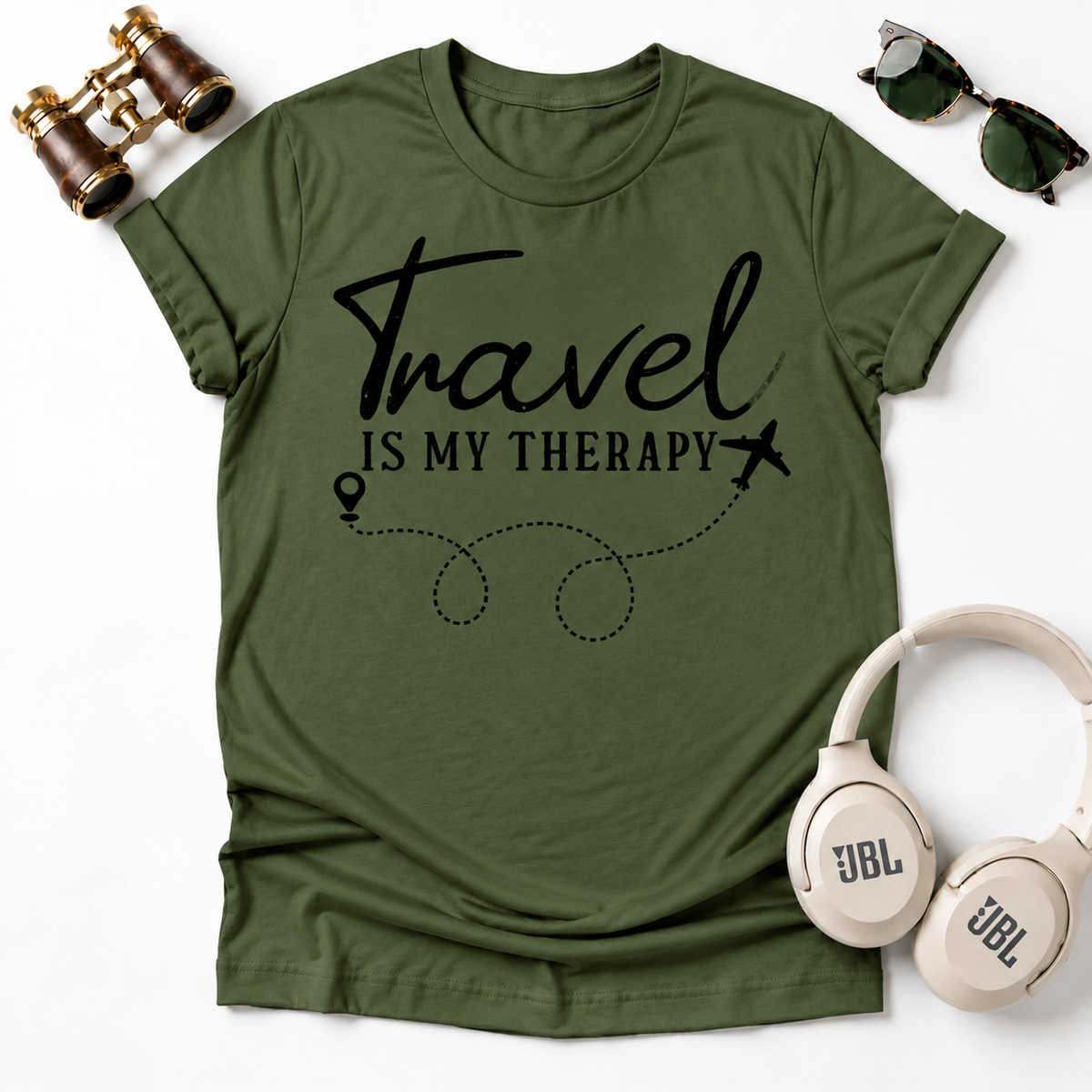 Travel Is My Therapy- Premium Unisex Tee