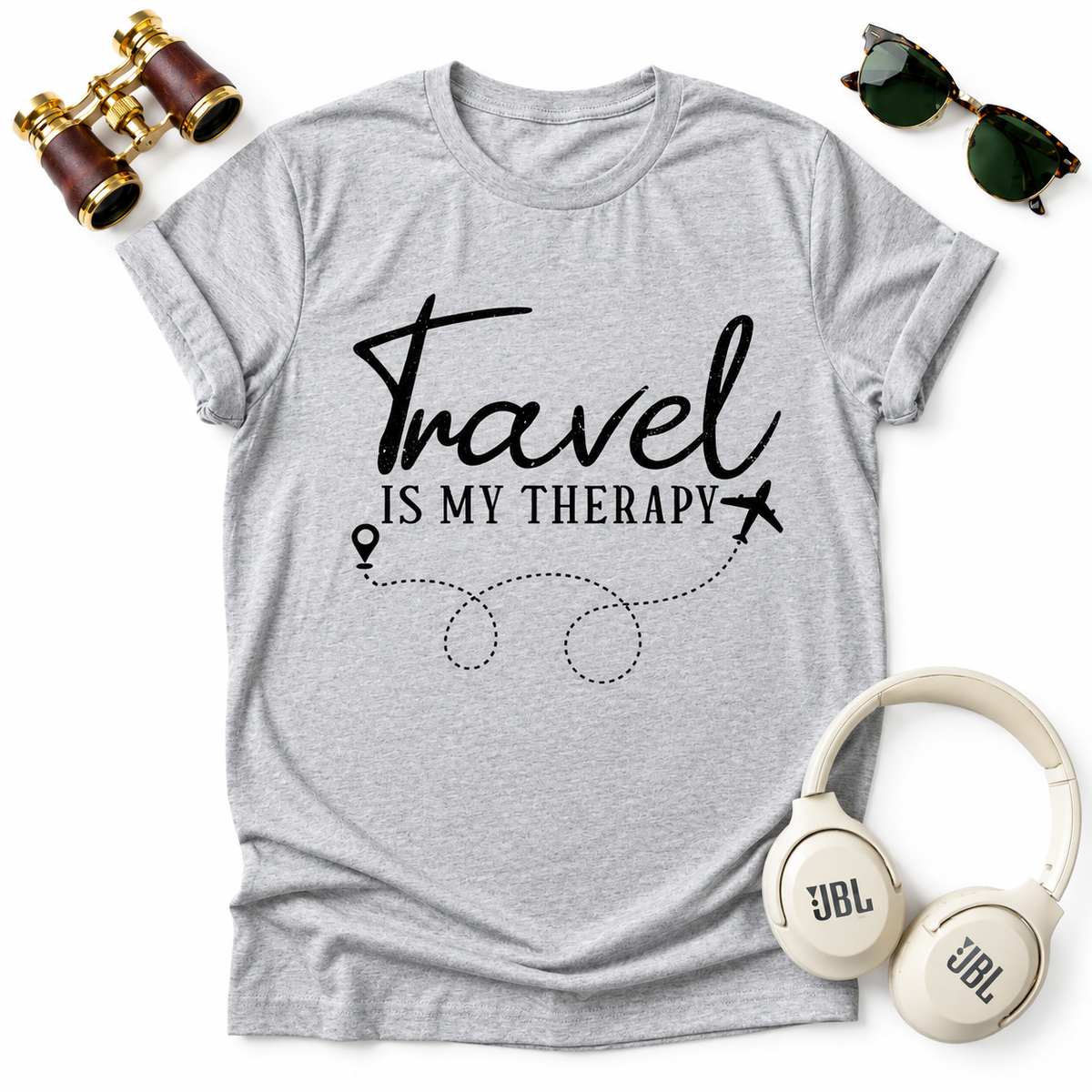 Travel Is My Therapy- Premium Unisex Tee